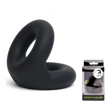 Rugby ring silicone black