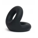 Rugby ring silicone black