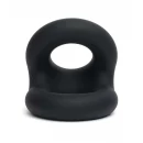 Rugby ring silicone black