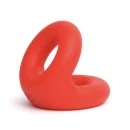 Rugby ring silicone red
