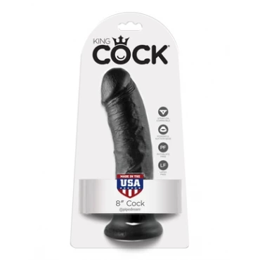 King Cock 8' Black