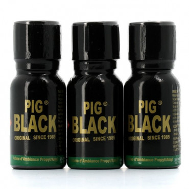 Poppers Pig Black x 3