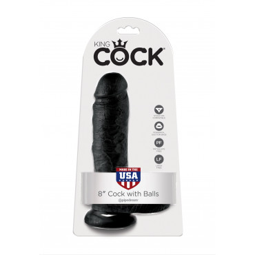 King Cock 8’ Black