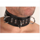 Collier cuir noir