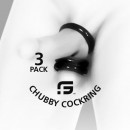 Chubby cockring clear x 3